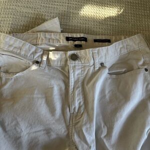 Michael Kors white slim jeans